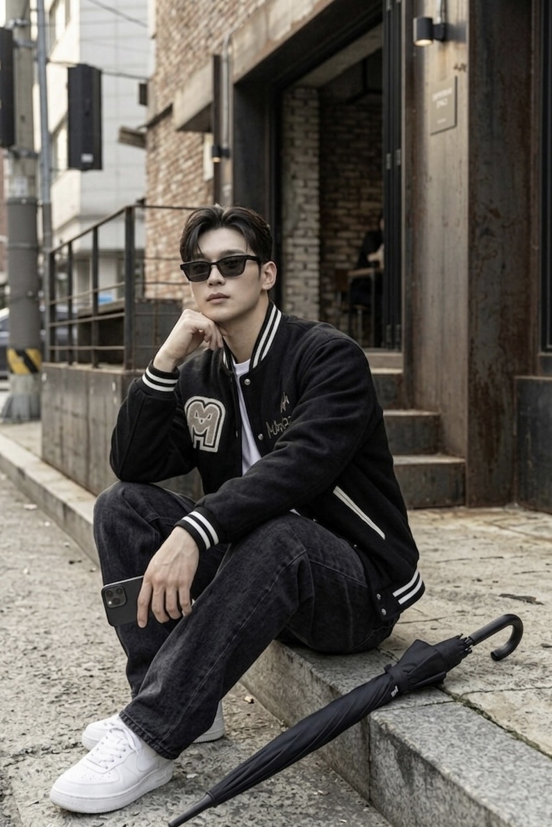 1328 Patchwork bomber jacket 4