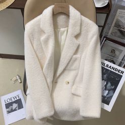 1199 โค้ทขนสัตว์ ขาว