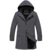 1059 Unisex โค้ทเรียบ 5