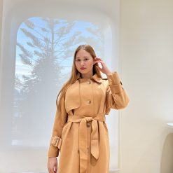 1306 โค้ทหนังนิ่มเกาหลี