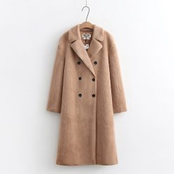 1142 เสื้อขนสัตว์น้ำตาล