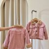 9019 90S Pink Coat Kids 2