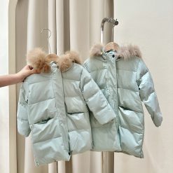 9065 โค้ทขนเป็ดยาว