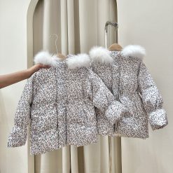 9064 เสื้อกันหนาวลายดอกไม้