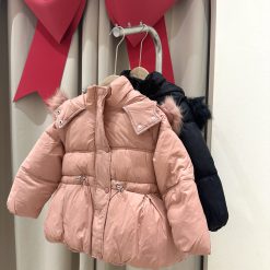 9129 โค้ทขนเป็ดเด็กจั๊มเอว