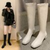 8057 Sleek Boots บูทหนังยาว