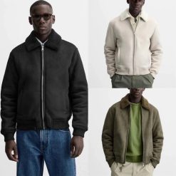 1358 Furry suede jacket