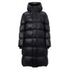 1368 Long Black Gold Down Coats 5