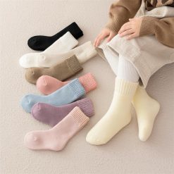 9140 ถุงเท้าผ้าเทอรี่หนา-เด็ก