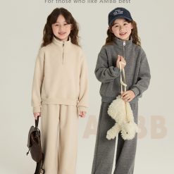 9162 ชุดเซ็ทกันหนาวเกาหลี เด็ก