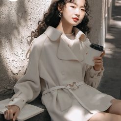 1380 M-Belted wool coats