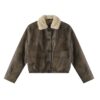 1387  Leather Chic Crop