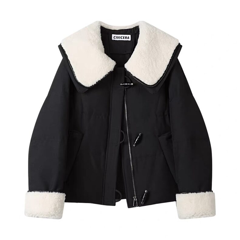 1395 Fur Collar Down Coats