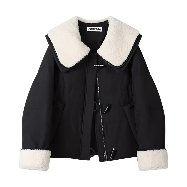 1395 Fur Collar Down Coats