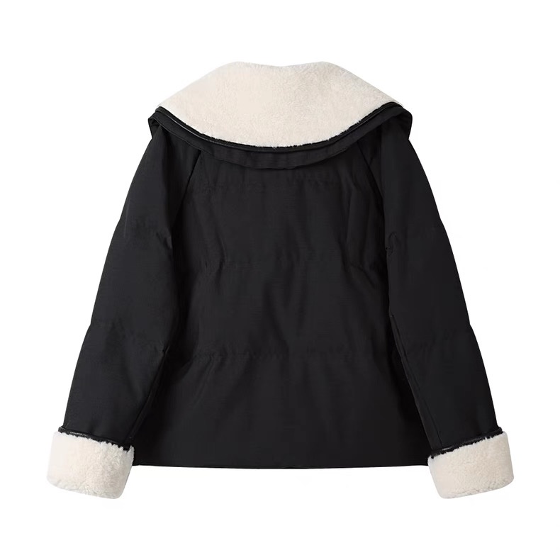 1395 Fur Collar Down Coats - Image 2