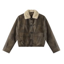 1387  Leather Chic Crop