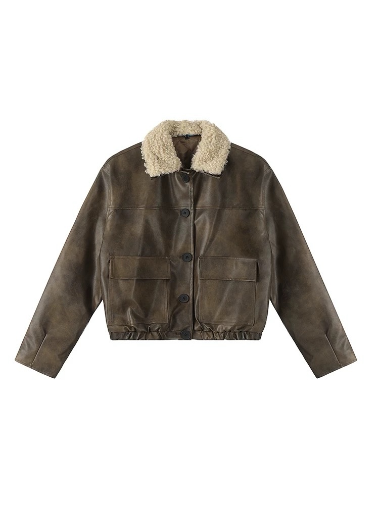 1387 Leather Chic Crop