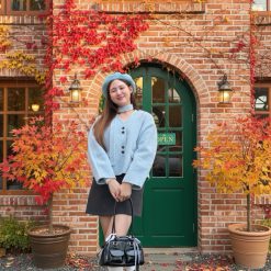 NC005 Cashmere Tie-Neck Coats