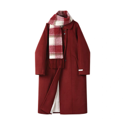 NC001 Christmas red winter coats & scarf