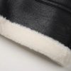 NC003 Winter hooded leather jacket 5