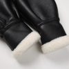 NC003 Winter hooded leather jacket 6