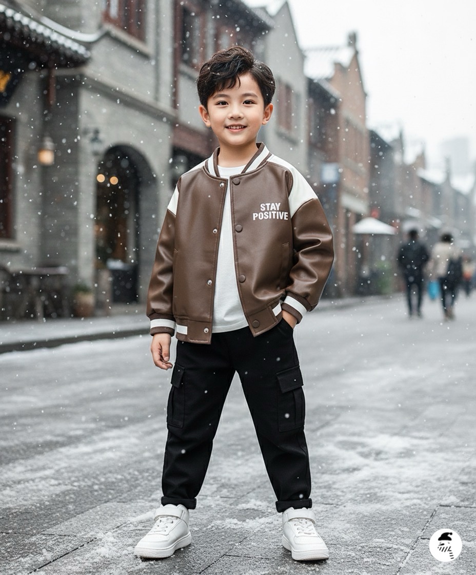 9173 Stay Brown Kids Leather - Image 3