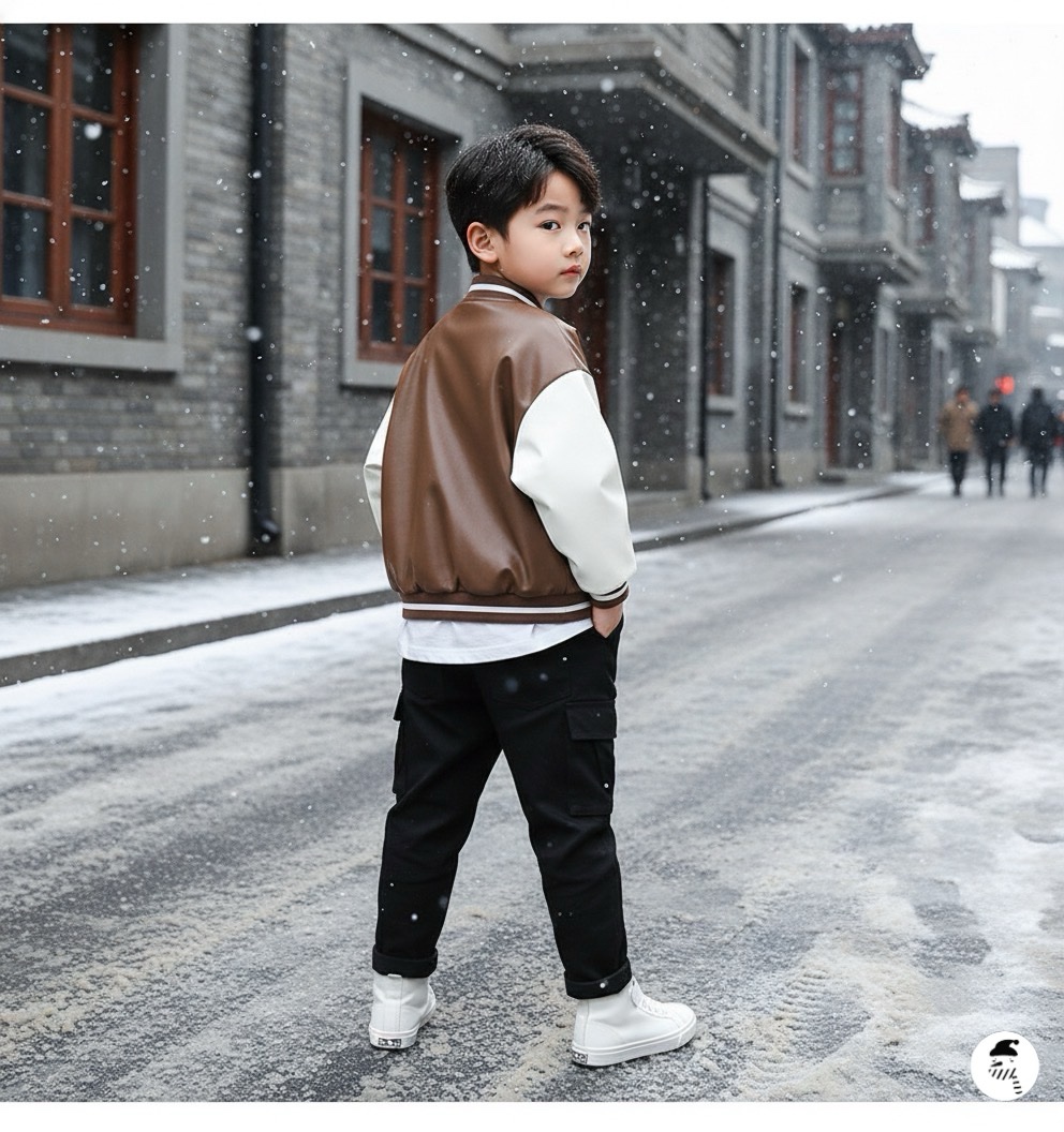 9173 Stay Brown Kids Leather - Image 2