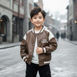 9173 Stay Brown Kids Leather