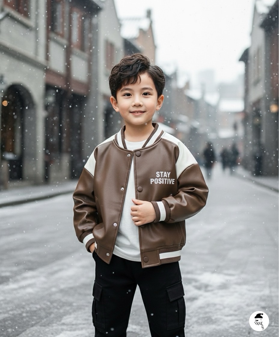 9173 Stay Brown Kids Leather