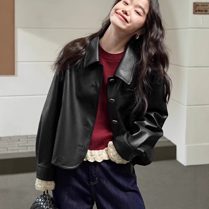 1398 Heart Leather Jacket