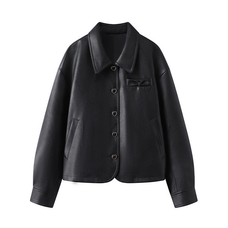 1398 Heart Leather Jacket - Image 3