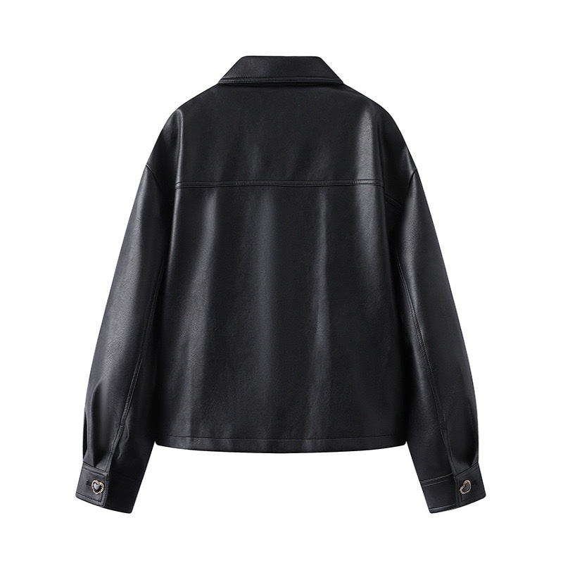 1398 Heart Leather Jacket - Image 4