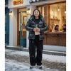 1401 Big size Black Gold Down Jacket 2