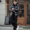 1401 Big size Black Gold Down Jacket 4