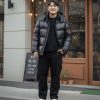 1401 Big size Black Gold Down Jacket 6