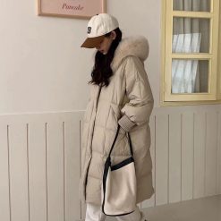 1409 Cozy Fluffy Collar Winter Coat