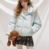 1408 Candy Bow Puff Coats 8