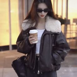 1415 Glowy Leather Jacket