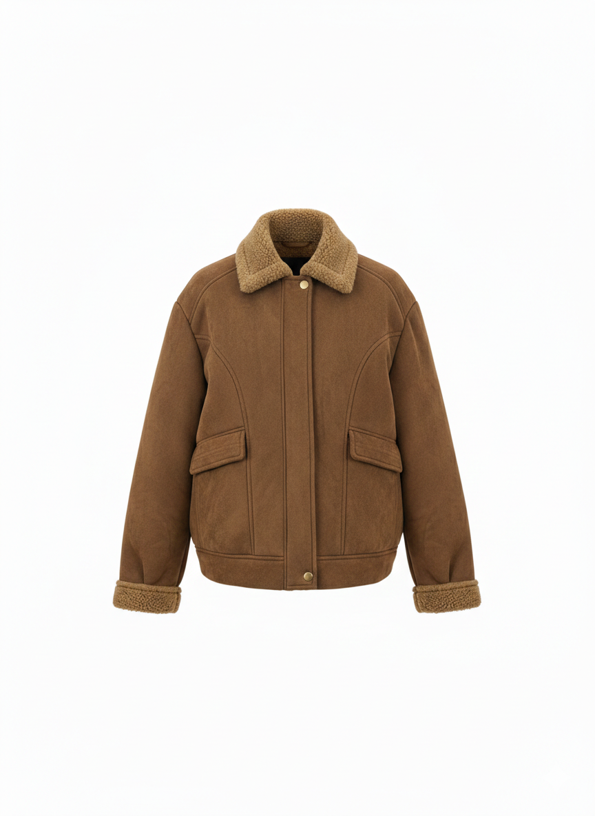 1418 Caramel Suede Jacket 4
