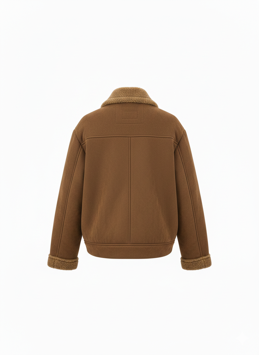 1418 Caramel Suede Jacket 5