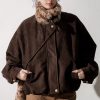 1420 Luxe Suede Fur Jacket 19