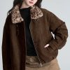 1420 Luxe Suede Fur Jacket 20