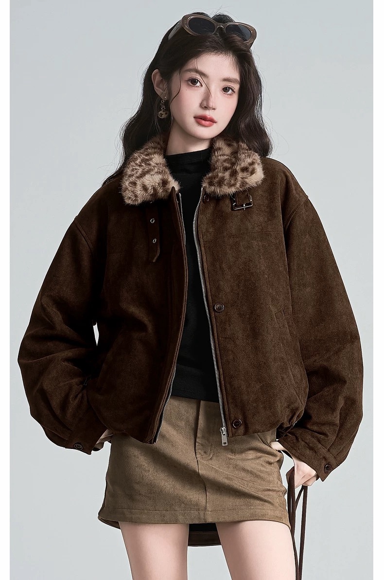 1420 Luxe Suede Fur Jacket 21