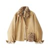 1420 Luxe Suede Fur Jacket 30