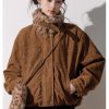 1420 Luxe Suede Fur Jacket 32