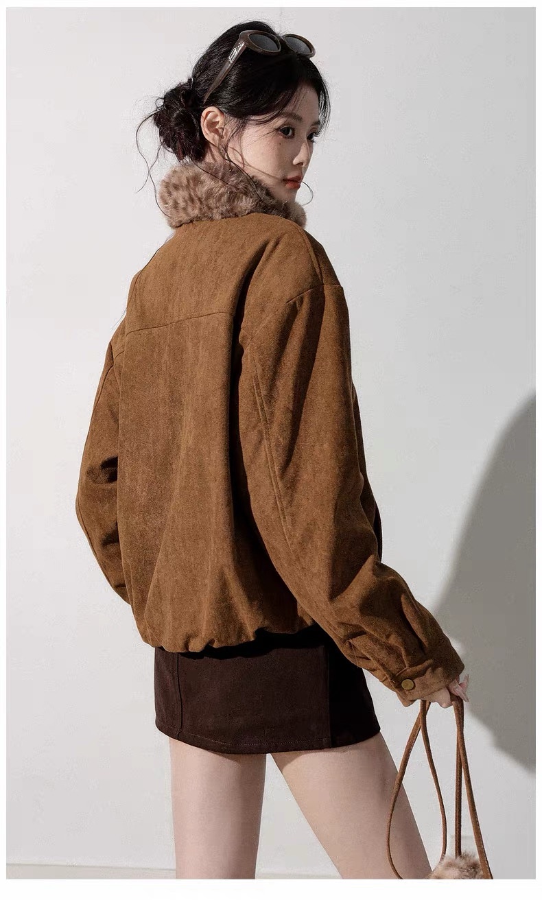 1420 Luxe Suede Fur Jacket 33