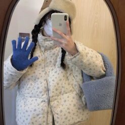 1423 Little Flower Puff Jacket