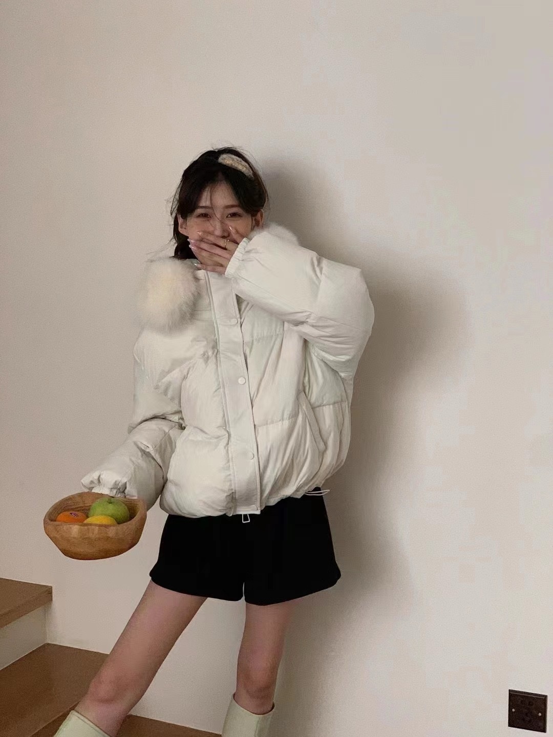 1425 Candy Fur Puffer 10
