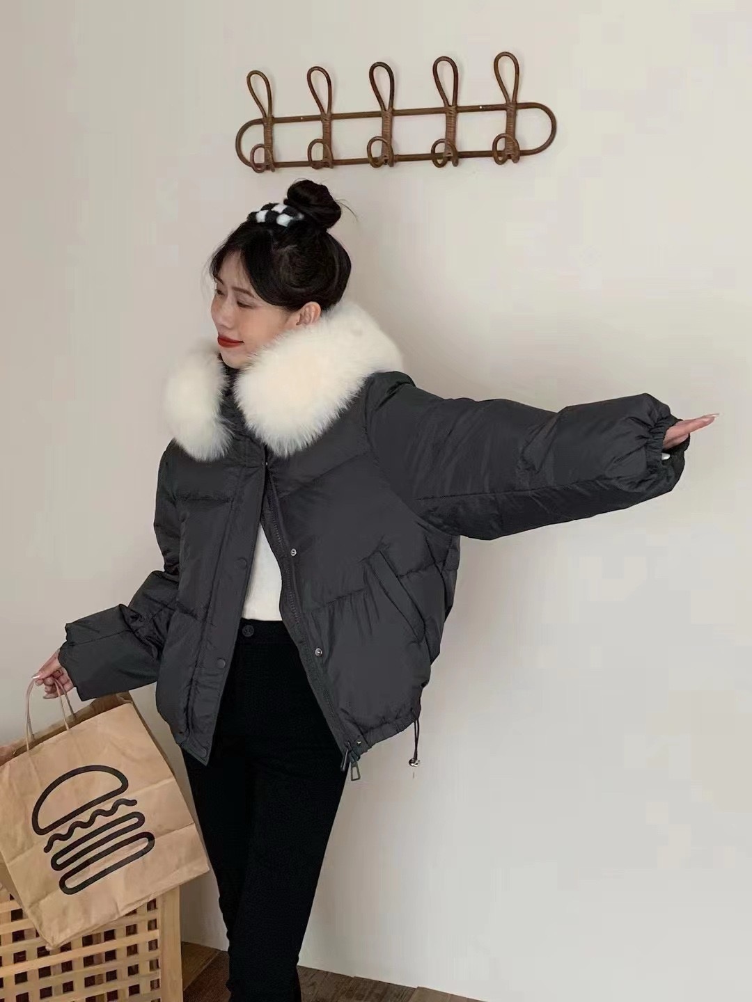 1425 Candy Fur Puffer 3