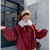1428 Cute Fur Suede Jacket 12